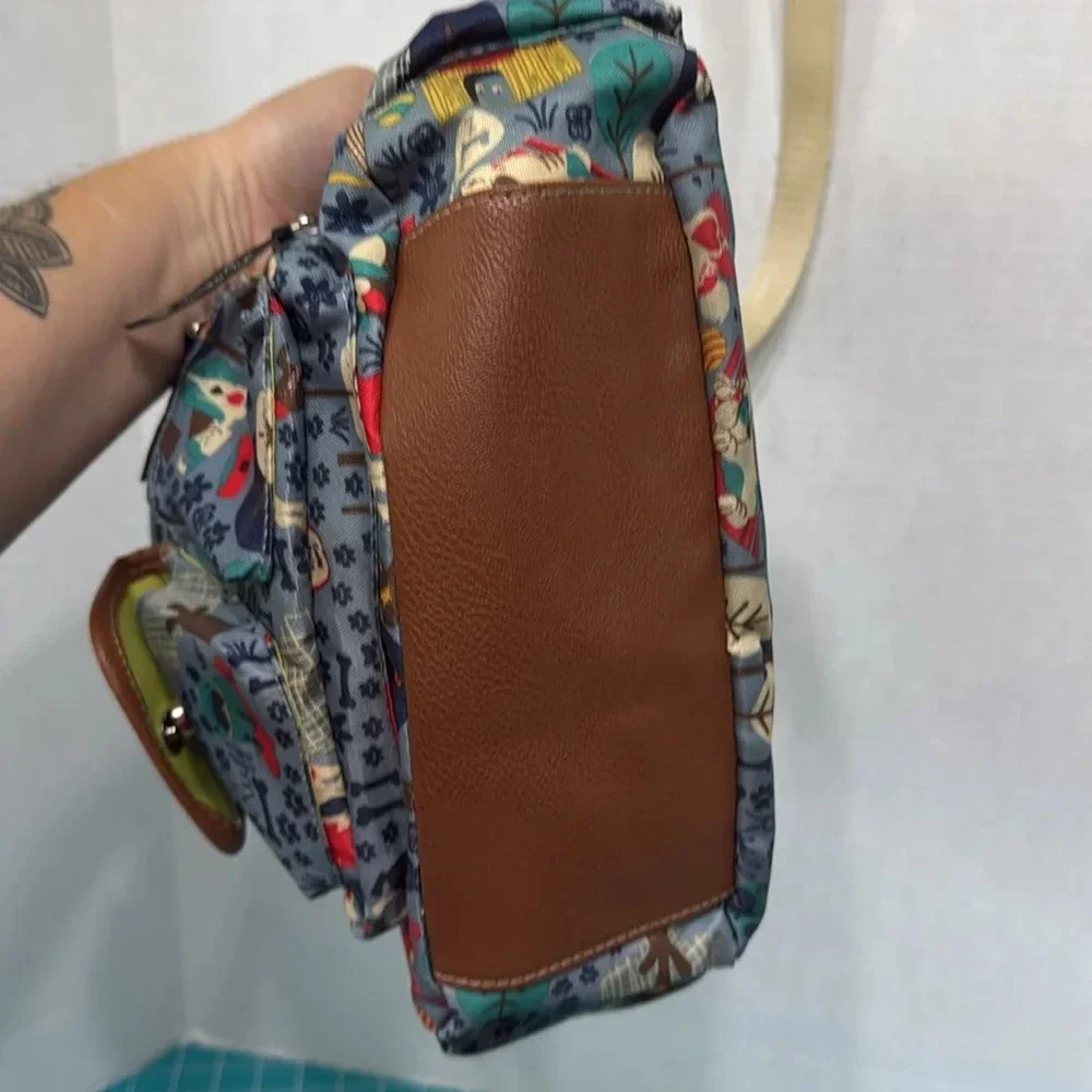 Lily Bloom Libby Hobo bag crossbody Who Let The Dogs Out Style 21RPF86BL